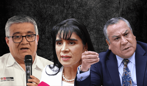 El presidente de la PCM, la ministra de Comercio Exterior y el ministro del Ambiente lamentaron la decisión del Congreso. Foto: composición LR Dina Boluarte Papa Francisco funeral del papa niegan viaje a Boluarte PCM Congreso