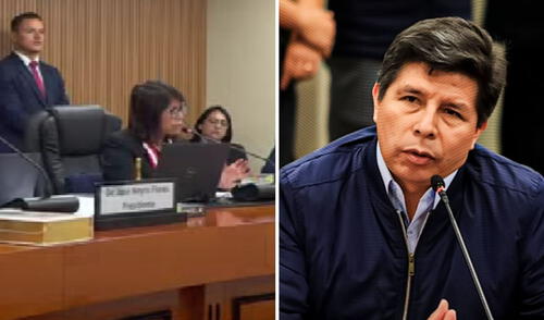 Pedro Castillo intentó hablar reiteradas veces, pese a impedimento del Poder Judicial. Foto: composición LR Pedro Castillo