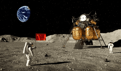 China y Rusia planean construir un reactor nuclear en una base lunar para 2035. El proyecto pretende rivalizar con el programa Artemis de la NASA.