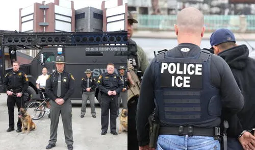 El condado de Ohio recibe US$125 por cada detenido de ICE, lo que ha permitido a la oficina del sheriff generar una significativa fuente de ingresos. Foto: ICE/  Mahoning County