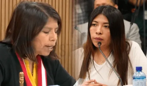 Betssy Chávez se enfrenta a jueza Norma Carbaja. Foto: composición LR BETSSY CHAVEZ