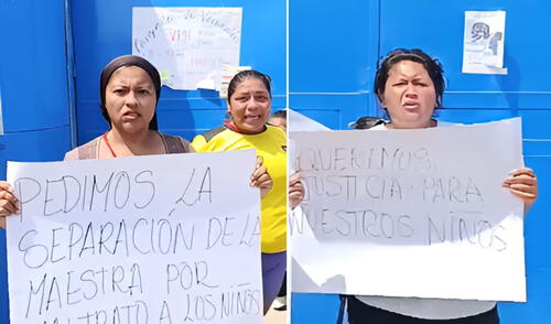 Madres denuncian agresiones de profesora contra sus hijos en colegio de Ventanilla. Foto: Composición LR/Captura de pantalla de Facebook