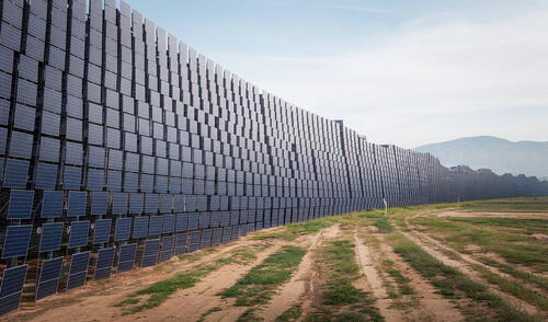 Así lucirá la Gran Muralla Solar de China para el año 2030.