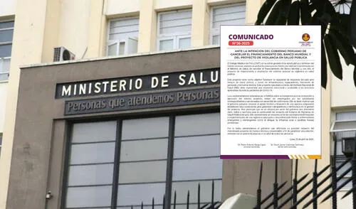 Colegio Médico del Perú rechaza cancelación del convenio entre el Minsa y el Banco Mundial. Foto: LR Colegio Médico del Perú rechaza cancelación del convenio entre el Minsa y el Banco Mundial. Foto: LR