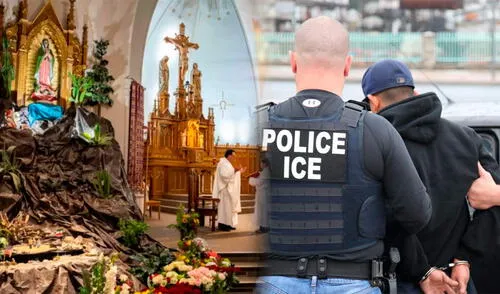 Diversas organizaciones proinmigrantes han alertado que esta nueva política podría abrir la puerta a abusos. Foto: composición LR/HolaAmericaNews/PrensaArizona ¿Agentes ICE pueden hacer redada en iglesias? - Estados Unidos