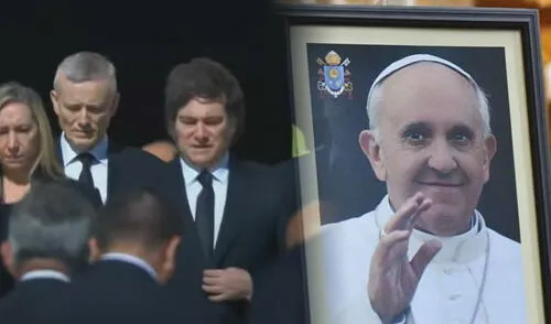 Milei asistió al último adiós del papa Francisco en el Vaticano.