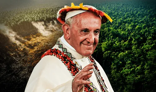El papa Francisco reconoce a los pueblos indígenas como principales defensores de la naturaleza. Foto: composición LR El papa Francisco reconoce a los pueblos indígenas como principales defensores de la naturaleza. Foto: composición LR
