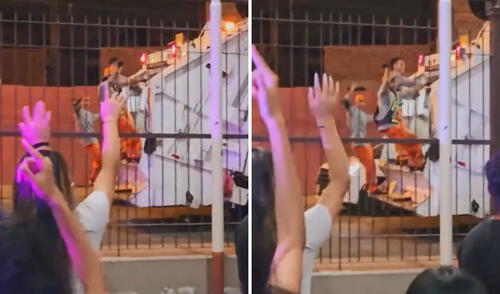 en Perú, hasta los trabajadores de camiones recolectores se entregan al show con una sonrisa y una buena dosis de ritmo. Foto: composición LR/ TikTok Trabajadores en camión recolector se ponen a bailar al pasar por fiesta en Surco: “Se entregaron al show”