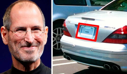 Steve Jobs odiaba que su vehículo tenga matrícula. Foto: Bright side
