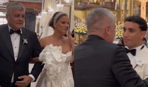 Alejandra Baigorria se casó con Said Palao. Foto: Instagram Alejandra Baigorria se casó con Said Palao.