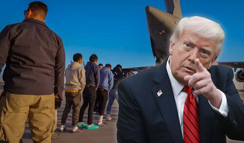 Donald Trump, con la finalidad de deportar más inmigrantes, asegura que no habrán juicios en cierto casos. Foto: Composición LR/Casa Blanca/AFP Donald Trump, con la finalidad de deportar más inmigrantes, asegura que no habrán juicios en cierto casos. Foto: Composición LR/Casa Blanca/AFP