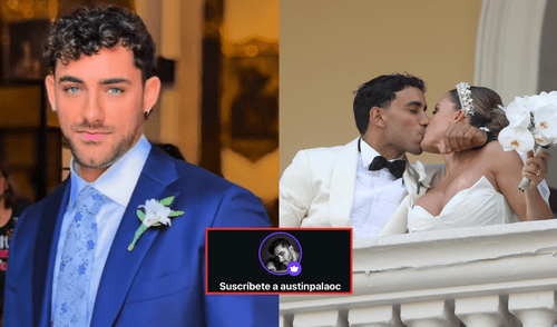 Said Palao y Alejandra Baigorria se casaron en la iglesia San Pedro.