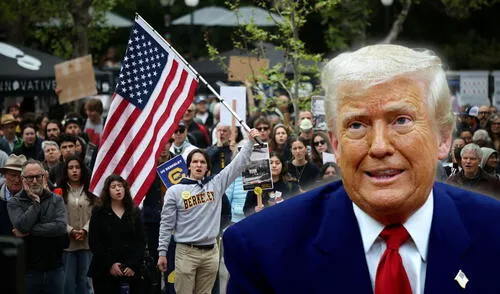 La administración de Donald Trump dio marcha atrás para denegar o revocar las visas de estudiantes en Estados Unidos. Foto: Composición LR/AFP/Markert Screener La administración de Donald Trump dio marcha atrás para denegar o revocar las visas de estudiantes en Estados Unidos. Foto: Composición LR/AFP/Markert Screener
