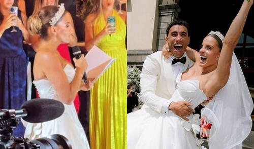 Alejandra Baigorria y Said Palao se casaron.