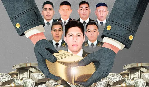 (1) Victor Hinostroza Luque,cabecilla y prófugo. (2)Edgar Morales Garcia (fallecido). (3) Edu Rojas Garcia (detenido). (4)Mario Cervera Romero. (5) Luis Roa Mancilla (No habido). (6) Luis Durand Mendoza (no habido). (7) Rafael Arrascue Pantoja (no habido)