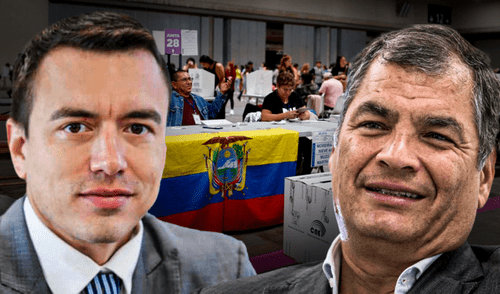 Rafael Correa denuncia "fraude" en reelección de Daniel Noboa en Ecuador.