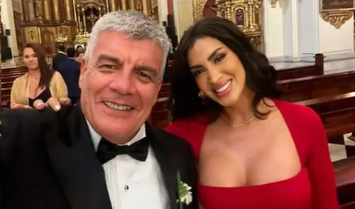 La imagen de Michelle Soifer y el padre de Alejandra Baigorria desató una ola de comentarios en las redes sociales. Foto: TikTok / @Chekib La imagen de Michelle Soifer y el padre de Alejandra Baigorria desató una ola de comentarios en las redes sociales.
