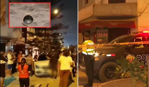 Delincuentes en moto acribillan a hombre en el distrito de Comas. Foto: Composición LR/Captura de pantalla de Youtube Delincuentes en moto acribillan a hombre en el distrito de Comas. Foto: Composición LR/Captura de pantalla de Youtube