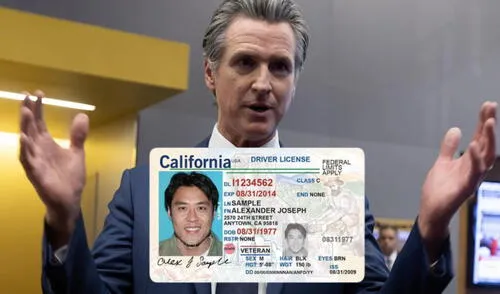 Con la SB 1100, California busca combatir la discriminación por movilidad y facilitar el acceso al trabajo. Foto: composición LR/EFE Gavin Newsom