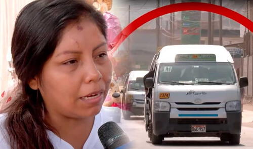 El conductor de la combi se habría dado a la fuga luego de accidente en Jicamarca. Foto: composición LR/Panamericana TV Menor atropellada en Jicamarca