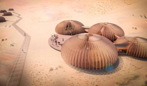 Un asombroso desierto de Arabia contó con una profunda laguna y deleitó a sus habitantes. Foto: CNN Un asombroso desierto de Arabia contó con una profunda laguna y deleitó a sus habitantes.