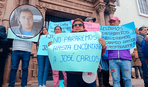 Familiares y amigos protestaron para exigir celeridad en investigación. Créditos: Luis Álvarez / La República. Familiares y amigos protestaron para exigir celeridad en investigación. Créditos: Luis Álvarez / La República.