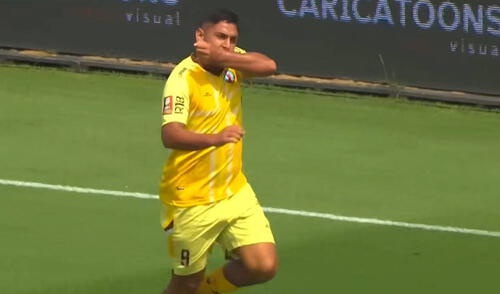Emiliano Villar da la sorpresa en el Gallardo y abre el marcador ante Sporting Cristal. Foto: captura de L1 MAX Emiliano Villar da la sorpresa en el Gallardo y abre el marcador ante Sporting Cristal.