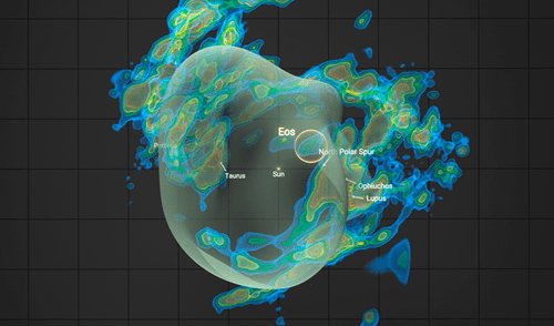 La nube molecular está a 300 años luz del Sistema Solar, más cerca que cualquier otra nube similar formadora de estrellas.