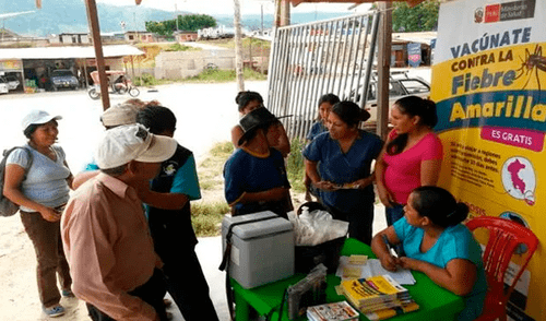 Minsa instó a la población a vacunarse en los centros de salud más cercanos. Foto: Minsa Minsa instó a la población a vacunarse en los centros de salud más cercanos