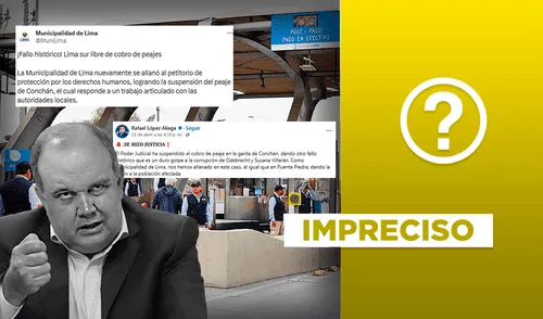 La Municipalidad de Lurín presentó un habeas corpus contra Rutas de Lima y la MML. Foto: composición LR/difusión/capturas de pantalla RLA no logró falló para cerrar peaje de Conchán