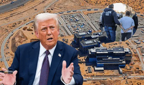 Estados Unidos, bajo la administración de Donald Trump, usaría bases como Fort Bliss, ubicada en Texas, para retener a migrantes detenidos. Foto: EFE/ CLARK-MCCARTHY/ US Inmigration Estados Unidos, bajo la administración de Donald Trump, usaría bases como Fort Bliss, ubicada en Texas, para retener a migrantes detenidos. Foto: EFE/ CLARK-MCCARTHY/ US Inmigration