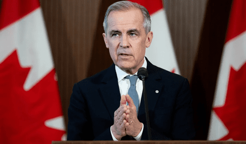 El partido de Mark Carney lidera los votos. Foto: EFE