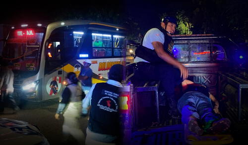 Los heridos fueron trasladados rápidamente a un centro médico cercano. Foto: Composición LR Los heridos fueron trasladados rápidamente a un centro médico cercano. Foto: Composición LR