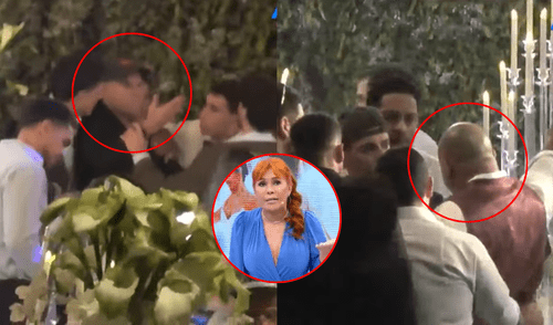 Magaly Medina se pronunció sobre las peleas protagonizadas en la boda de Alejandra Baigorria. Foto: composición LR/YouTube/Magaly TV, la Firme Magaly Medina, boda Alejandra Baigorria, Patricio Parodi, Steve Palao, papá de Said Palao