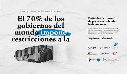 La Asociación de Medios de Información de Colombia impulsa una campaña para concientizar sobre la libertad de expresión en Latinoamérica.