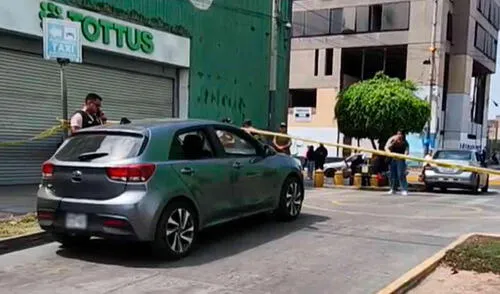 Balean a taxista en puerta de supermercado Tottus en Callao