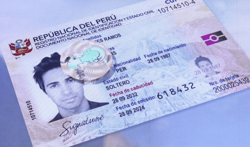 Reniec informó que el monto a pagar para obtener el DNI electrónico 3.0 asciende a S/41.00.