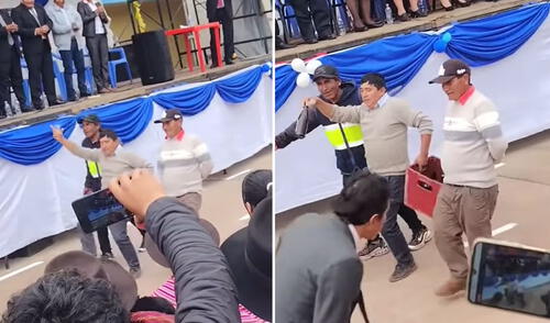 Peruanos se cuelan en el desfile y marchan con caja de cerveza: "Solo pasa en Perú"