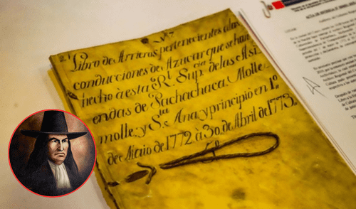Gracias al trabajo de la Embajada del Perú en Argentina, se pudo recuperar el manuscrito de Túpac Amaru II. Foto: composición LR/página12/Bicentenario del Perú