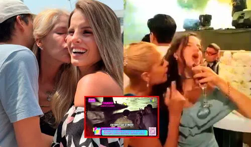 Thamara Medina agredió a su madre, Verónica Alcalá, en la boda de Alejandra Baigorria