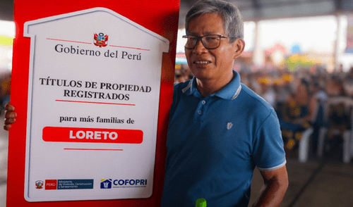 Cofopri gestiona la entrega de títulos de propiedad a dueños de terrenos informales en Perú.