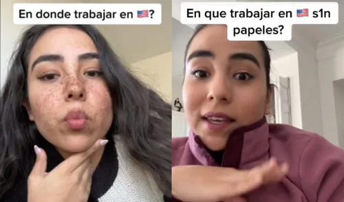 Valerie Ornelas, una joven migrante mexicana, ofreció valiosos consejos a otros migrantes que se encuentran en búsqueda de trabajo en EEUU. Foto: TikTok (@kvornelas)