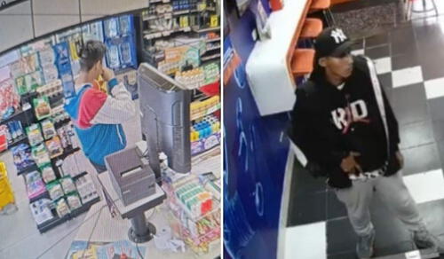 Yerfox Mori cometía sus fechorías en tiendas Tambo y Oxxo de San Juan de Lurigancho. Foto: Composición LR/Grecia Infante