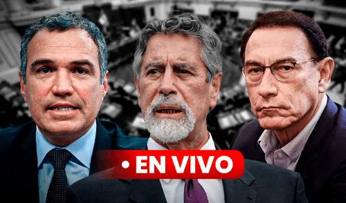 Vizcarra y Sagasti podrían ser inhabilitados hasta por 10 años de la función pública | Composición: Jazmín Ceras / Foto: LR. Martín Vizcarra, Francisco Sagasti, Salvador del Solar