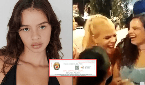 Thamara Medina, hermana menor de Alejandra Baigorria, tiene 23 años. Foto: Composición LR/Instagram/Willax Thamara Medina, hermana menor de Alejandra Baigorria, tiene 23 años.