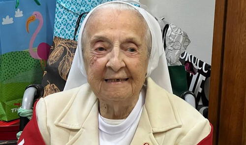 La monja brasileña fue la persona más longeva del mundo registrada. Foto: CNN La monja brasileña fue la persona más longeva del mundo registrada.