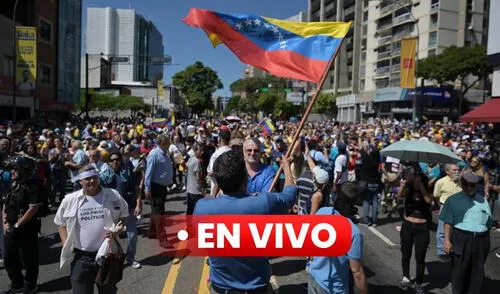 Se realizarán dos marchas el 1 de mayo en Venezuela. Foto: composiciónLR/AFP Marcha en Caracas por el Día del Trabajador HOY EN VIVO: sigue las incidencias de las protestas en Venezuela por el aumento de sueldo
