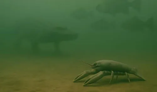 Así era el cangrejo gigante en la prehistoria.