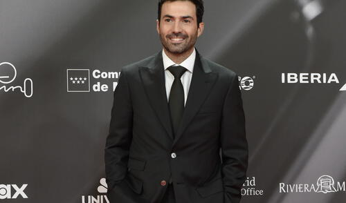 El mexicano Pablo Cruz en los Premios Platino 2025.