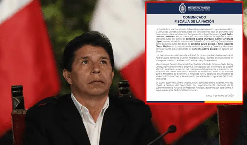 Fiscalía presentó denuncia constitucional contra Pedro Castillo. Foto: Composición/LR Fiscalía presentó denuncia constitucional contra Pedro Castillo. Foto: Composición/LR